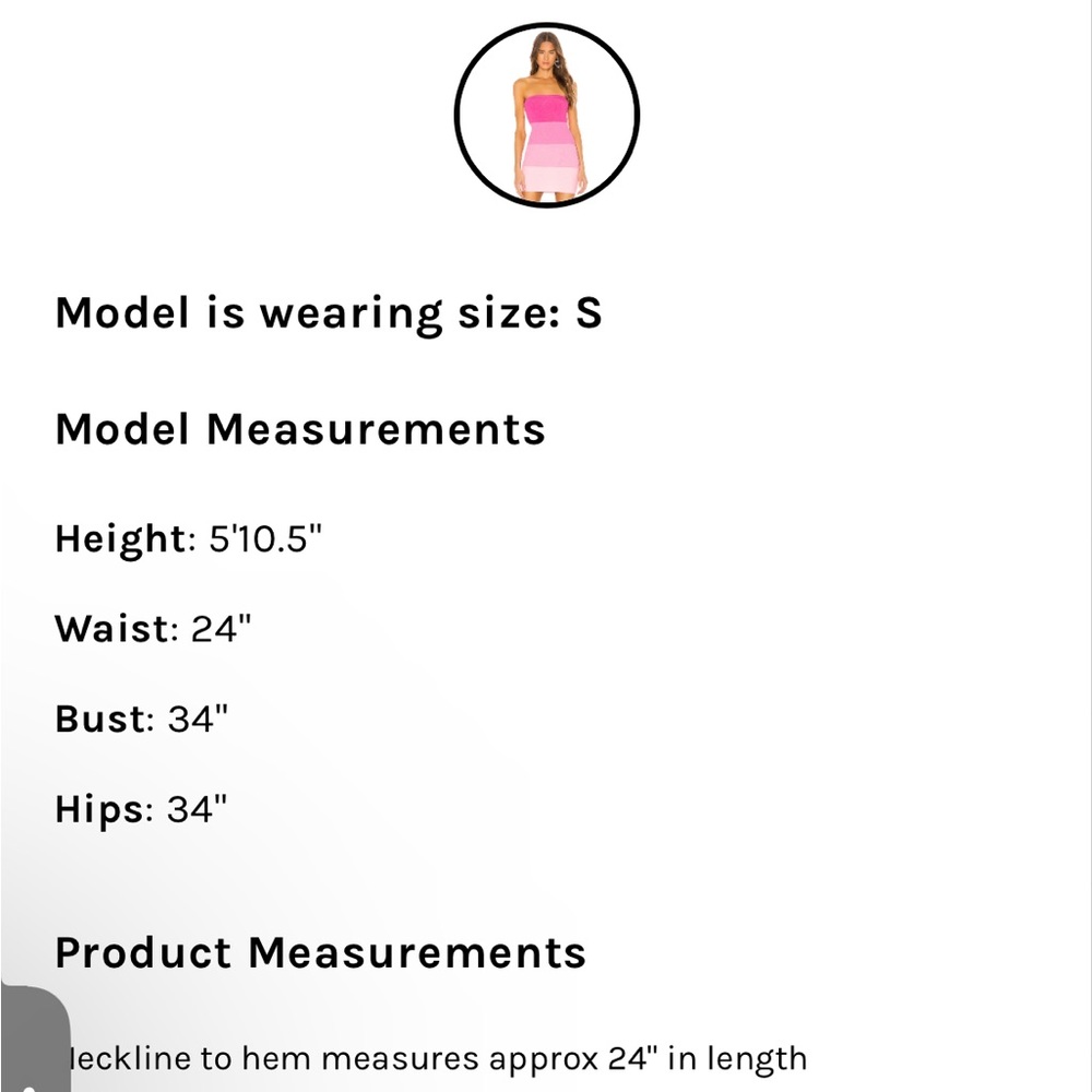 Perla Ombre Mini Dress in Pink Ombre - Picture 7 of 7